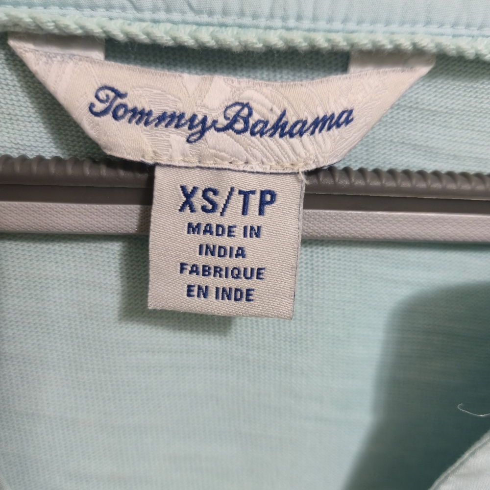 Tommy Bahama Sunset Harbor Long Sleeve Shift Dress  Canal Blue Size XS - Picture 5 of 7